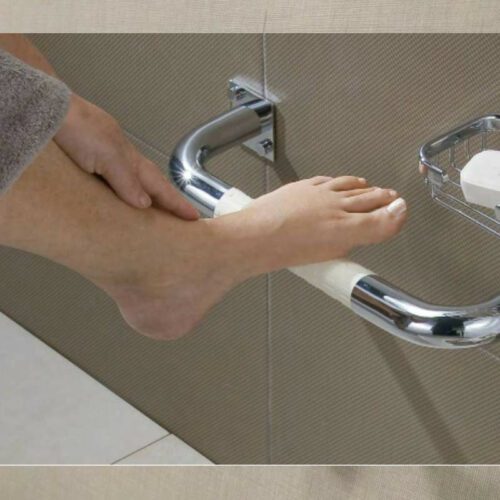 Posa pies con jabonera para ducha o baño